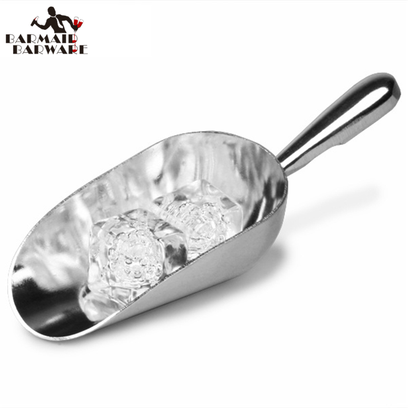 Commercial Kitchen And Bar - 6oz/12oz/24oz الألومنيوم مغرفة ثلج المطبخ الغذاء