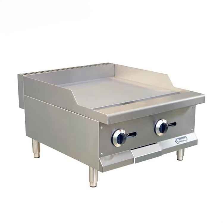 Commercial Kitchen Griddle - شواية همبرغر غاز مسطحة مقاس 24