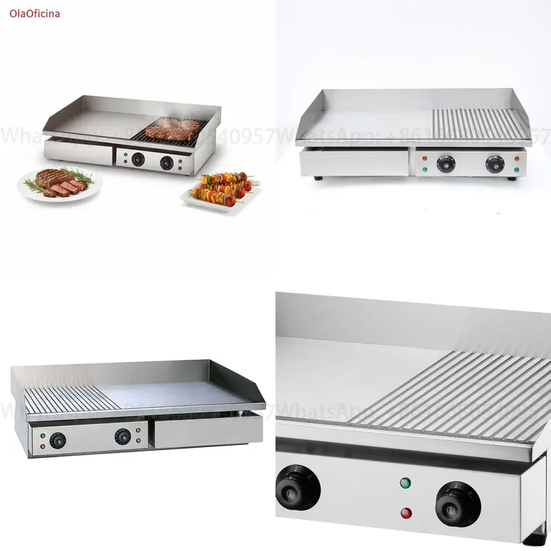 Commercial Kitchen Griddle - شواية كهربائية احترافية بقوة 4.4 كيلو