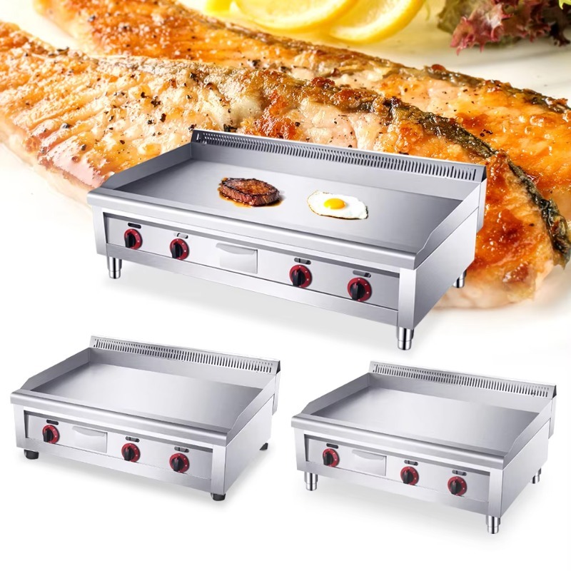 Commercial Kitchen Griddle - شواية برجر كهربائية احترافية للمطاعم التجارية