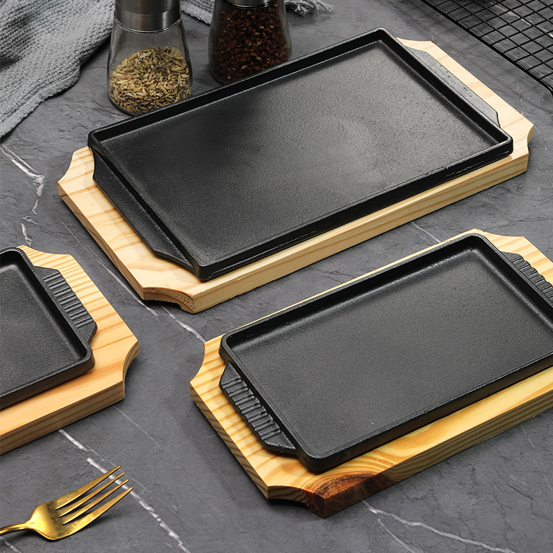 Commercial Kitchen Griddle - صينية شواء تيبانياكي من الحديد الزهر