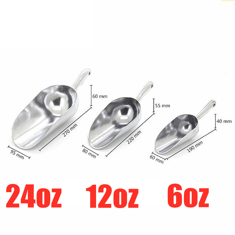 6oz/12oz/24oz الألومنيوم مغرفة - مراجعة Commercial Kitchen And Bar وسعره