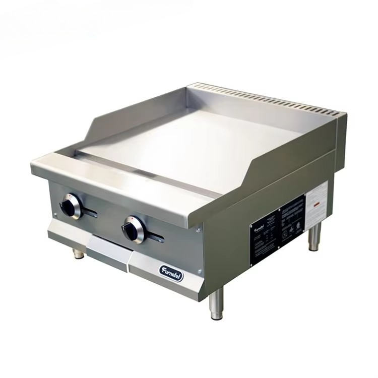 شواية همبرغر غاز مسطحة مقاس 24 - مراجعة Commercial Kitchen Griddle وسعره