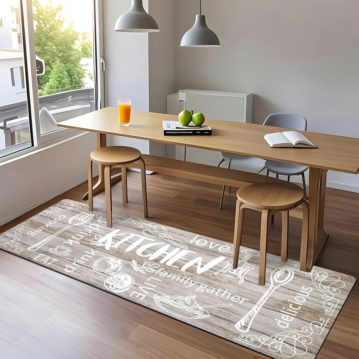 سجادة مطبخ خشبية مطبوعة بتصميم - مراجعة Commercial Kitchen Quotes وسعره