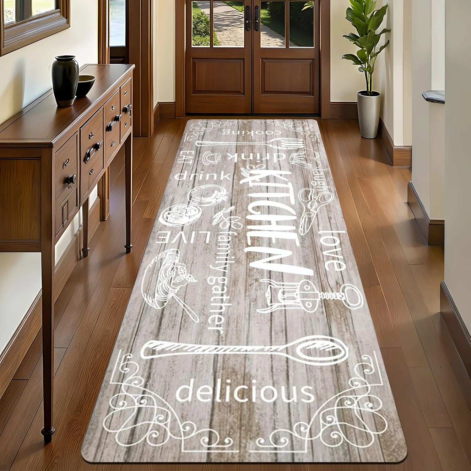 سجادة مطبخ خشبية مطبوعة بتصميم - مراجعة Commercial Kitchen Quotes وسعره