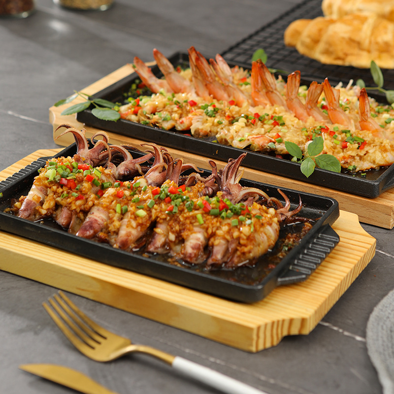 صينية شواء تيبانياكي من الحديد - مراجعة Commercial Kitchen Griddle وسعره