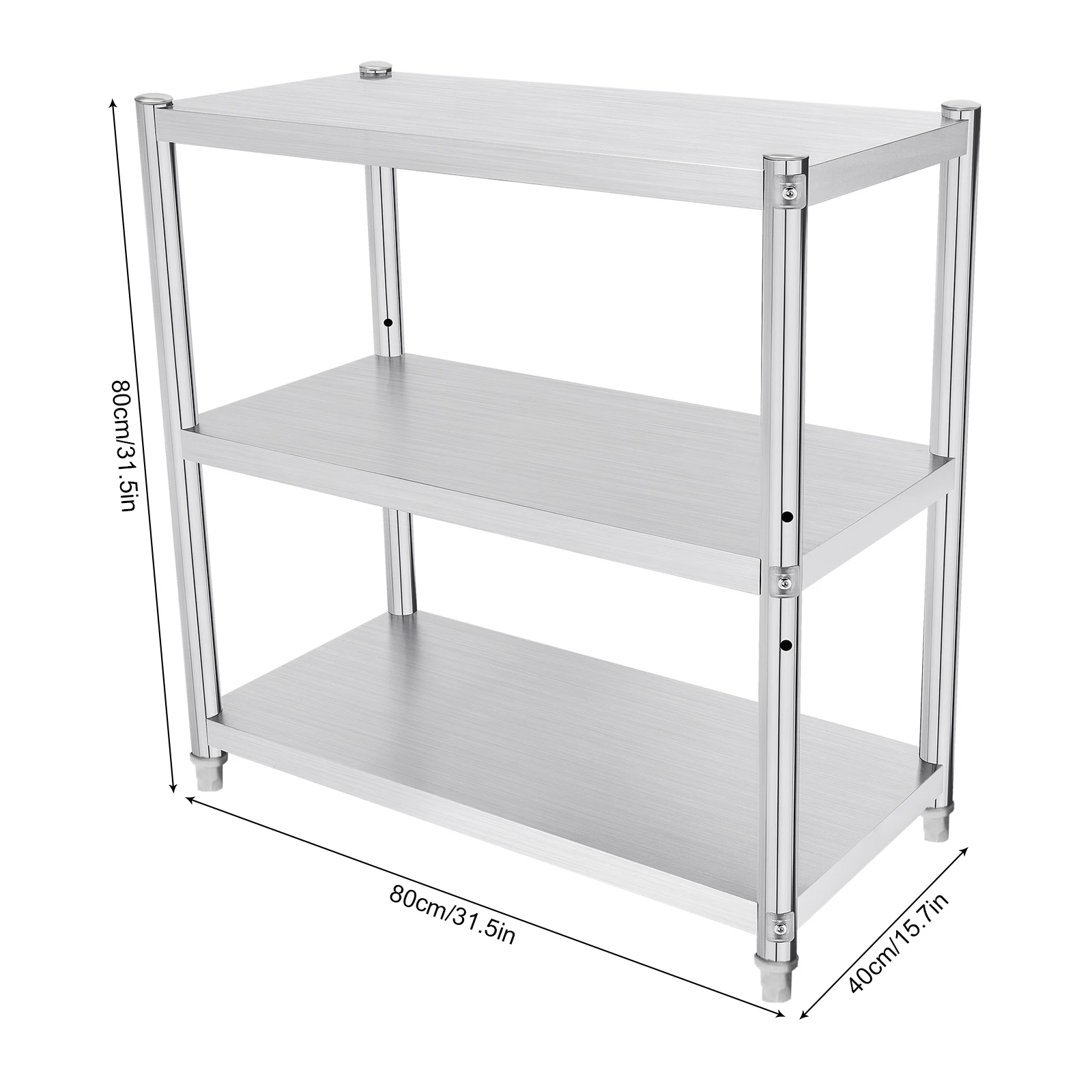 طاولة عمل متينة من الفولاذ الم - مراجعة Commercial Kitchen Prep Table With Storage وسعره
