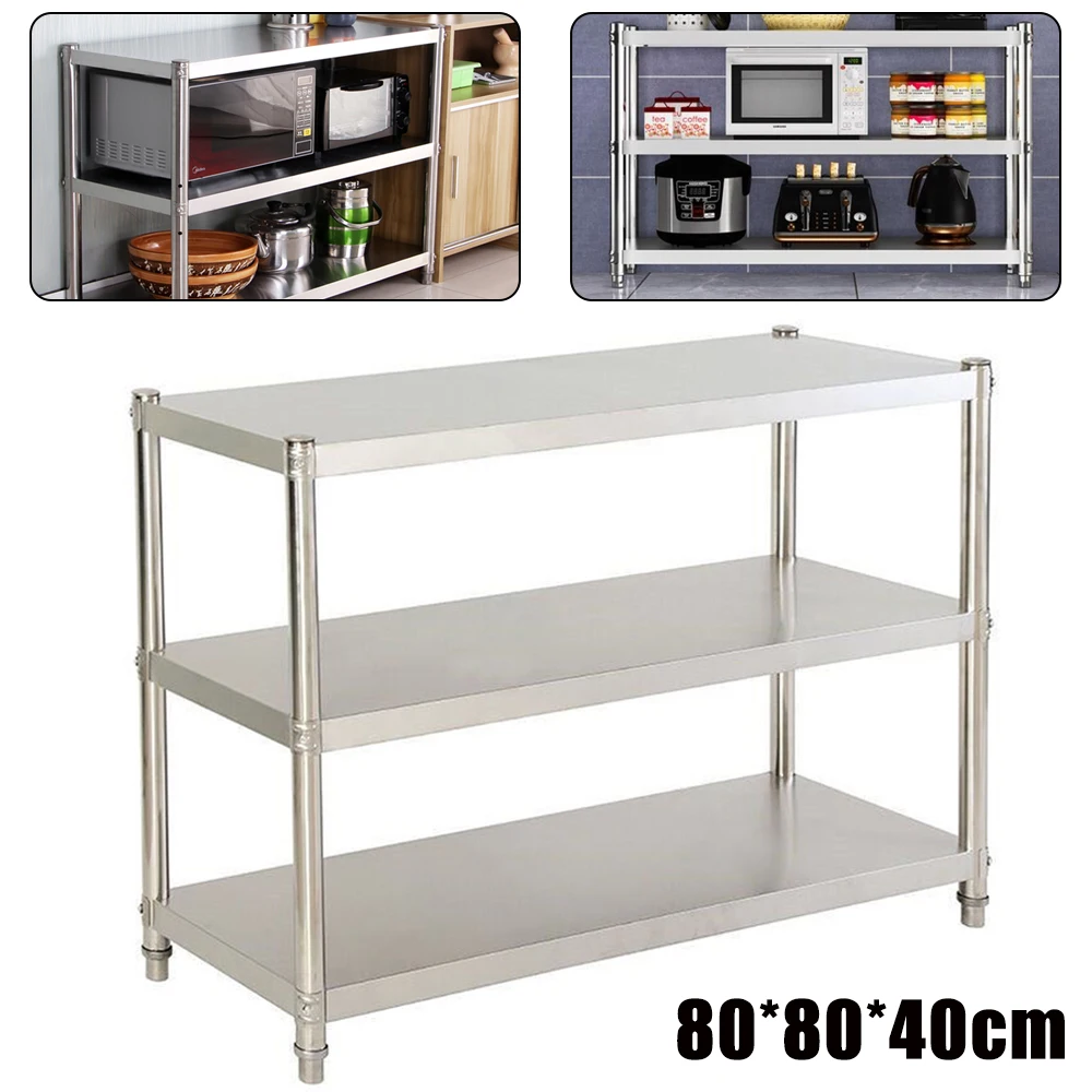 طاولة عمل متينة من الفولاذ الم - مراجعة Commercial Kitchen Prep Table With Storage وسعره