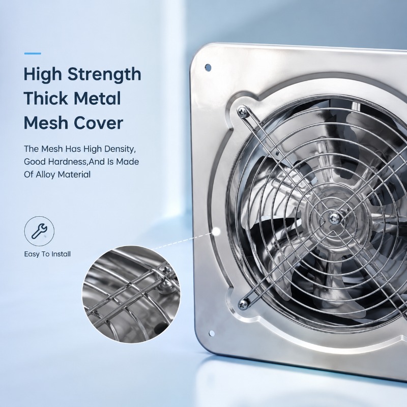 مروحة شفط عالية السرعة 6 و 8 ب - مراجعة Commercial Kitchen Exhaust Fan وسعره