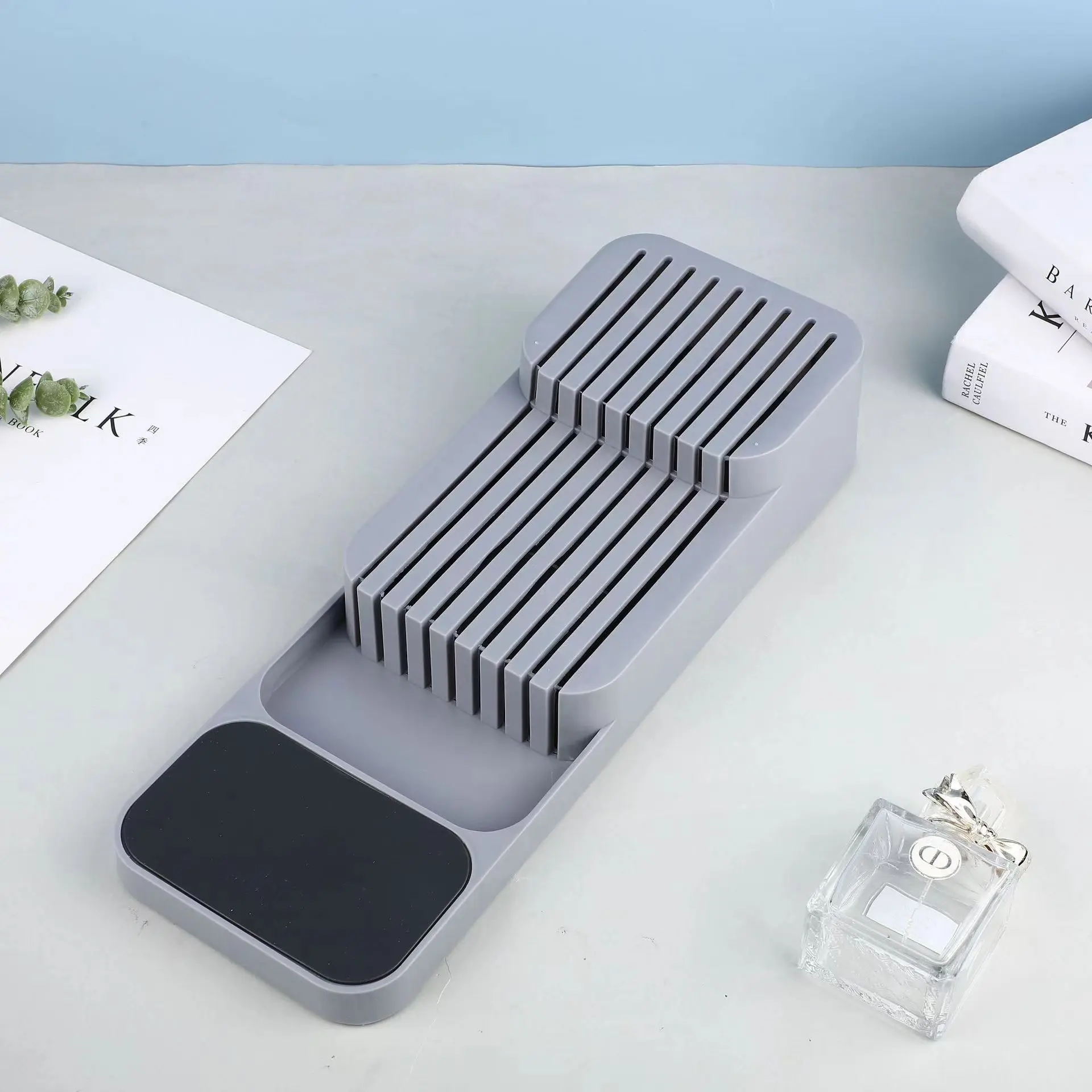 صندوق تخزين السكاكين، صندوق تخ - مراجعة Commercial Kitchen Knife Holder وسعره