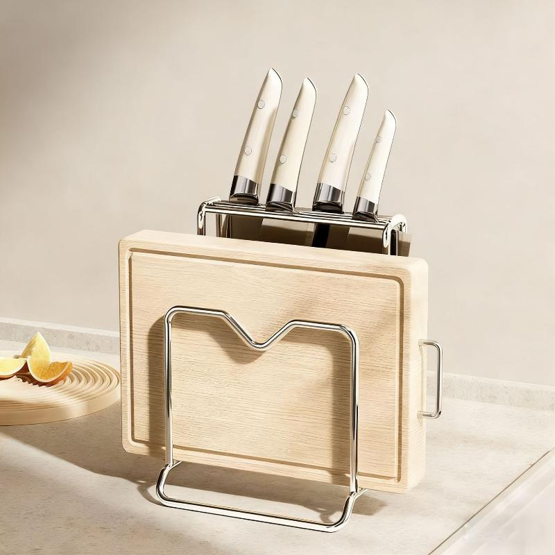 منظم سكاكين المطبخ مع فتحة للو - مراجعة Commercial Kitchen Knife Holder وسعره