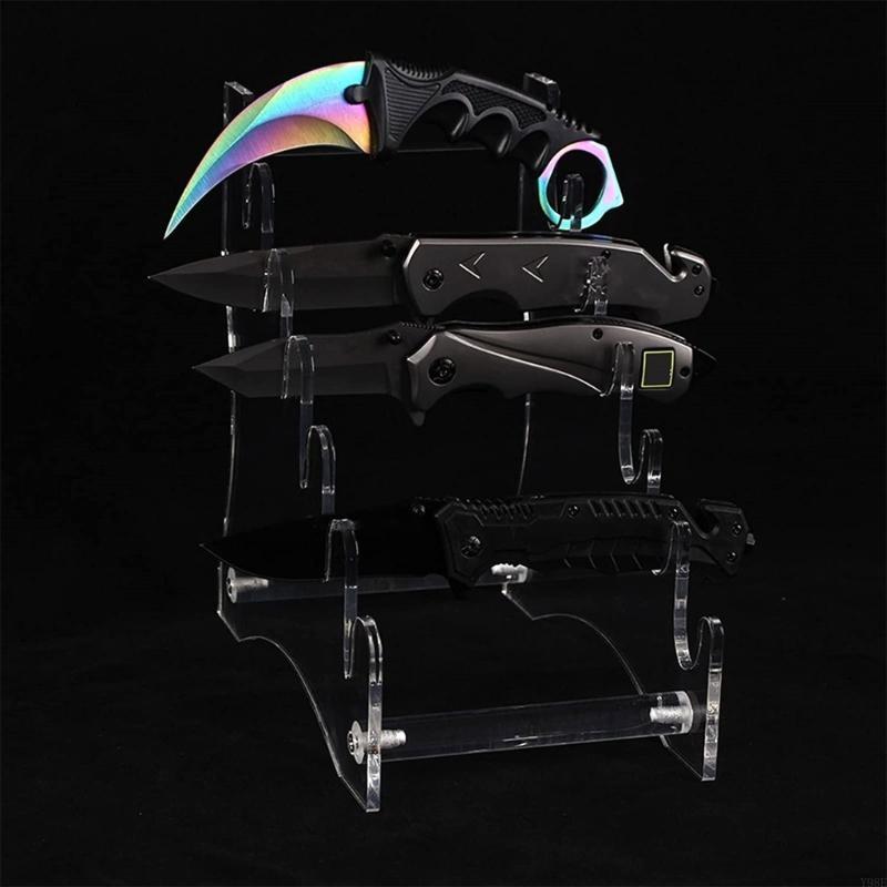 عرض سكين شفاف وقف الوقوف أكريل - مراجعة Commercial Kitchen Knife Holder وسعره