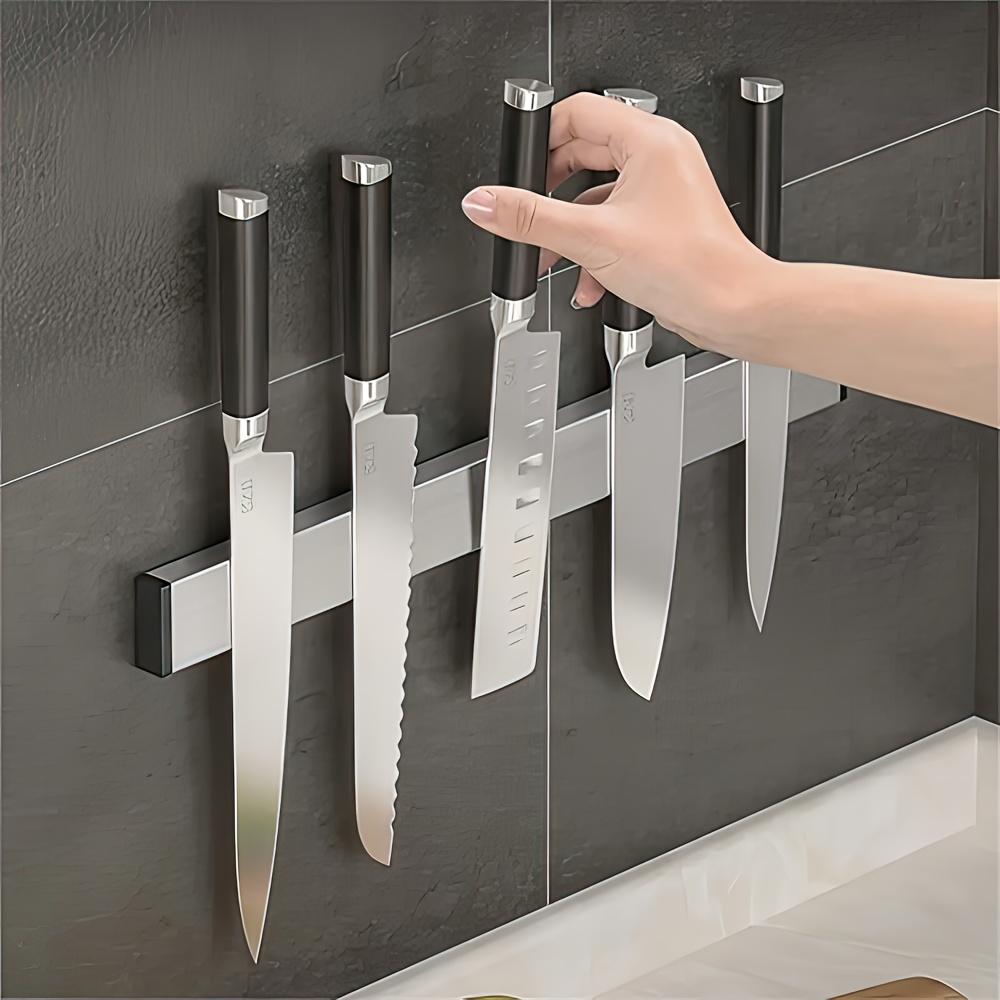 1 قطعة حامل سكاكين مغناطيسي لل - مراجعة Commercial Kitchen Knife Holder وسعره