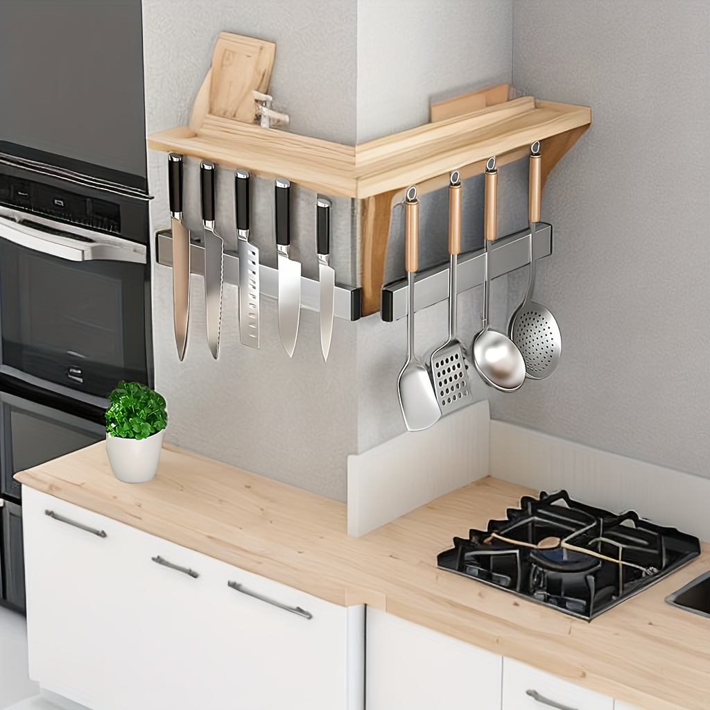 1 قطعة حامل سكاكين مغناطيسي لل - مراجعة Commercial Kitchen Knife Holder وسعره