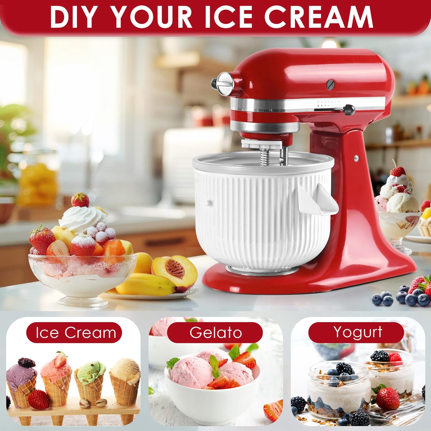 مرفق صانع الآيس كريم لخلاطات ح - مراجعة Commercial Kitchen Juicer وسعره