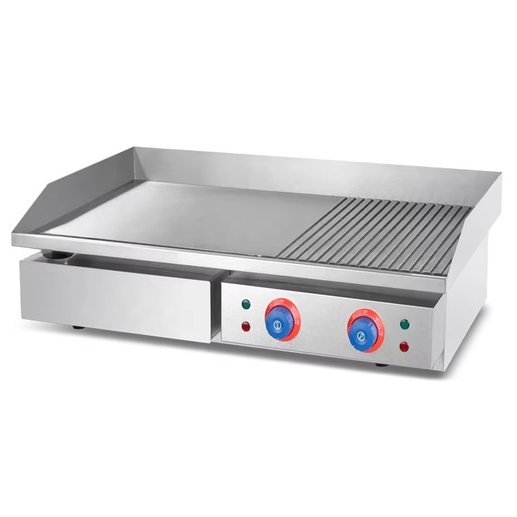 شواية كهربائية تجارية كبيرة من - مراجعة Commercial Kitchen Griddle وسعره