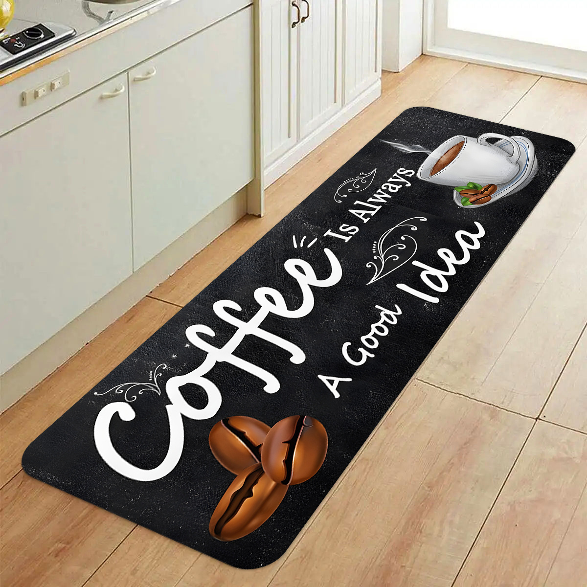 سجادة أرضية بتصميم 'وقت القهوة - مراجعة Commercial Kitchen Quotes وسعره