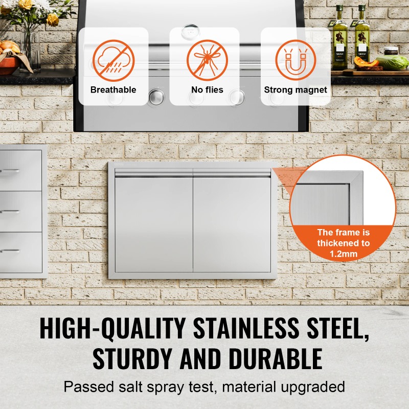 باب وصول للشواء من الفولاذ الم - مراجعة Commercial Kitchen Wall Panel وسعره